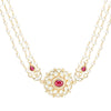 SANKRANTI KUNDAN PEACOCK PENDANT SET