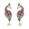SANKRANTI PEACOCK KUNDAN PENDANT SET