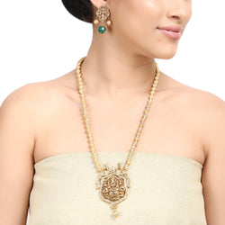 PITARA LAKSHMI ZIRCON NECKLACE SET