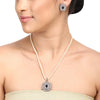 Advika Ocean Zircon Pendant Set