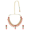 NIRVI  gold plated necklace set