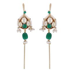 22k Gold Plated Kaanphool Drop Earpin