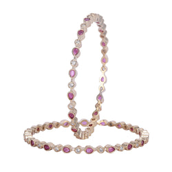 22k Gold Plated Ziya Petal Bangle