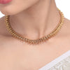 Venkatesh gold plated necklace set