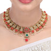 NIRVI  gold plated necklace set