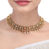 SUNSDHI   gold plated necklace set