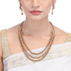 ANISHA   gold plated necklace set
