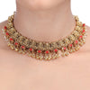 gold plated TEMPLE  necklace set