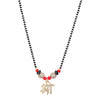 Chaav Shree Zircon Balls Mangal Sutra Pendant Set