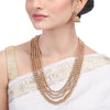 ANJALI  gold plated necklace set