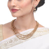 KIMAYA   gold plated necklace set