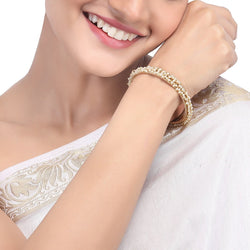 ANGIRA  GOLD PLATED BANGLE