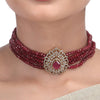 Karuna Wanayanthi Zircon  Choker  Set