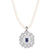 Advika Ocean Zircon Pendant Set