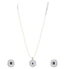 Advika Ocean Zircon Pendant Set