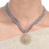 Karuna Warchika Zircon Pendant Set