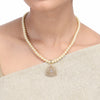 Karuna Wishal Zircon Pendant Set
