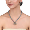 Chaav Nayanthara Antique Gold Necklace Set