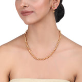 Chaav Anushka Gold Plated Necklace Set