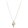22k Gold Plated Anisa Pendant Set