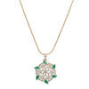22k Gold Plated Aamita Pendant Set