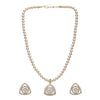Karuna Wishal Zircon Pendant Set