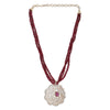 Karuna Nami Zircon Pendant  Set