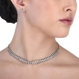 Anni Zircon Necklace Set