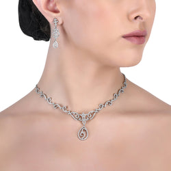 Kimaya Zircon Necklace Set