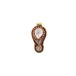 22k Gold Plated Teej Payodhi Nosepin