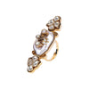 22k Gold Plated Teej Trayee Ring
