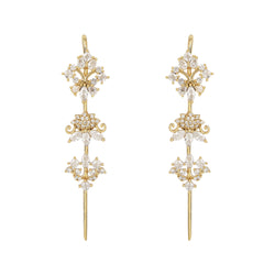 22k Gold Plated Ishira Pushpa Earpin