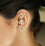 22k Gold Plated Ishira Pushpa Earpin