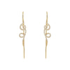 22k Gold Plated Ishira Veena Earpin