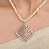 Ujjwal Ritika Pendant Zircon Set