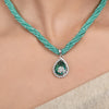 Ujjwal Zircon Vikhyat Pendant Set