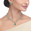 Ujjwal Zoya Zircon Pendant Set