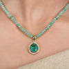 Ujjwal Zoya Zircon Pendant Set