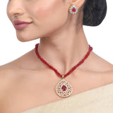 Ujjwal Gems Pendant Set