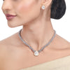 Ujjwal Mohini Zircon Pendant Set