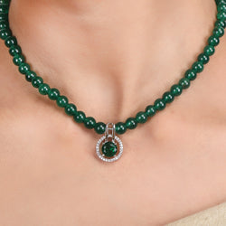 Ujjwal Zircon Dipika Pendant Set