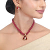 Ujjwal Zircon Jasvani Pendant Set