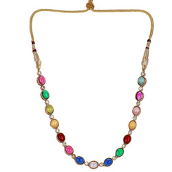 22k Gold Plated Teej Taranga Necklace Set