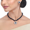 Ujjwal Niya Zircon Pendant Set