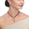 Ujjwal Firki Zircon Pendant Set