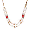 22k Gold Plated Teej Pearlette Necklace Set