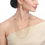 Chamak RADHYA KUNDAN NECKLACE SET