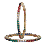 Megha Collection Vivikta Zircon Bangle