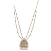 Megha Collection Moorthi Zircon Necklace Set