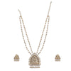 Megha Collection Moorthi Zircon Necklace Set